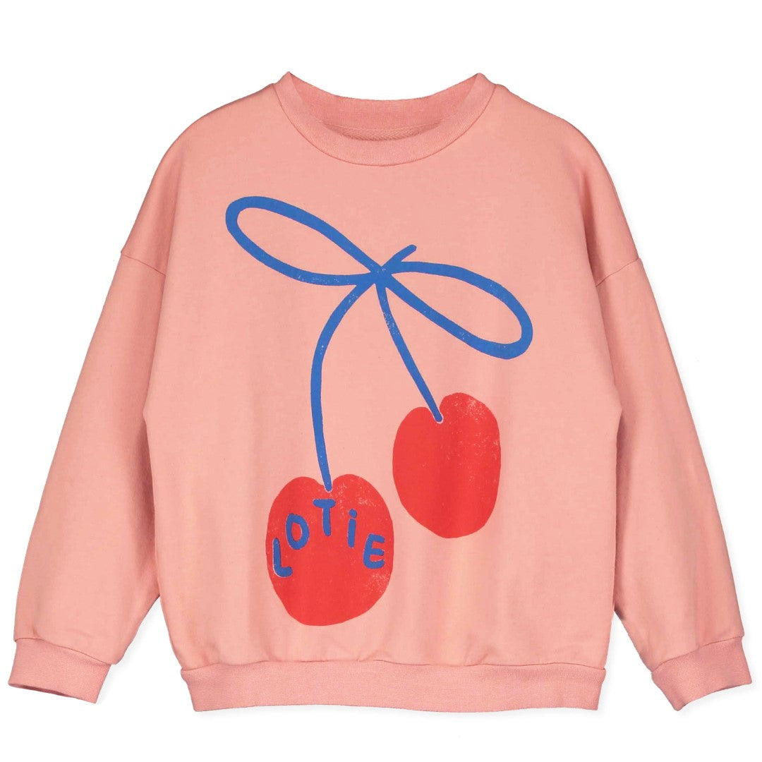Sweatshirt Lotie Cherries Clay Pink