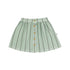 Sasha Skirt Sage Green Stripe - Jenest