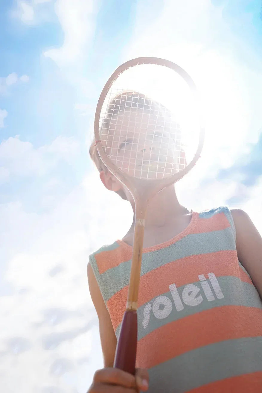 Tanktop Boys Stripes Silt Green - Sproet &amp; Sprout