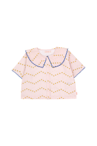 Zigzag Shirt Pastel Pink