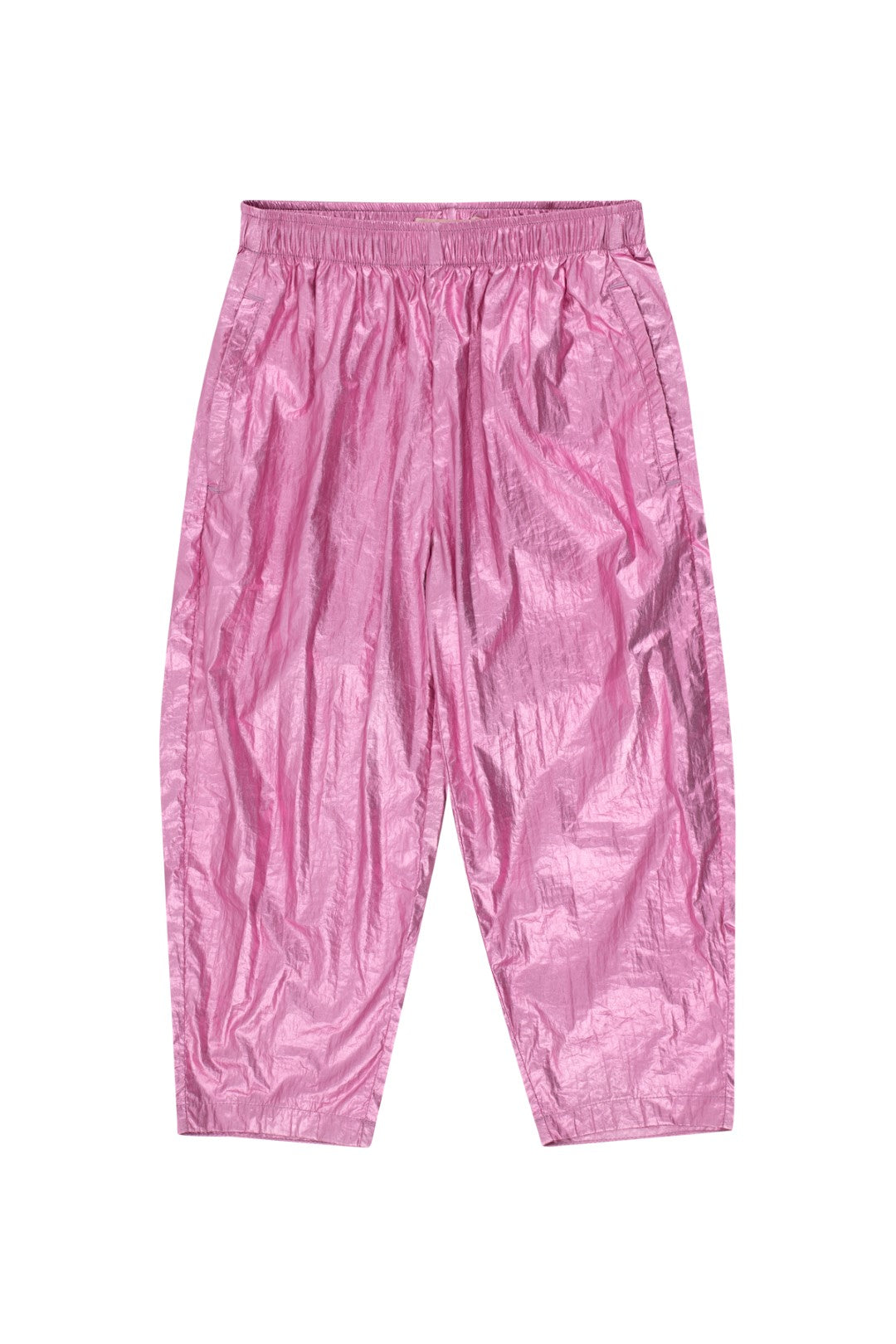 Shiny Barrel Pant Metallic Pink