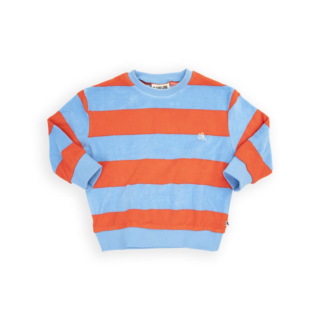 Sweater Stripes Red Blue