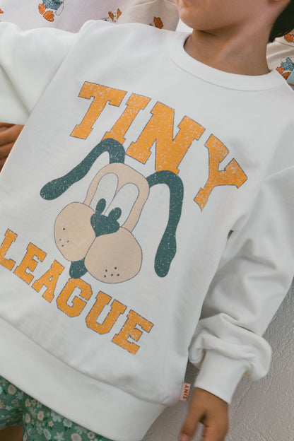 Tiny League Graphic Sweatshirt Off White