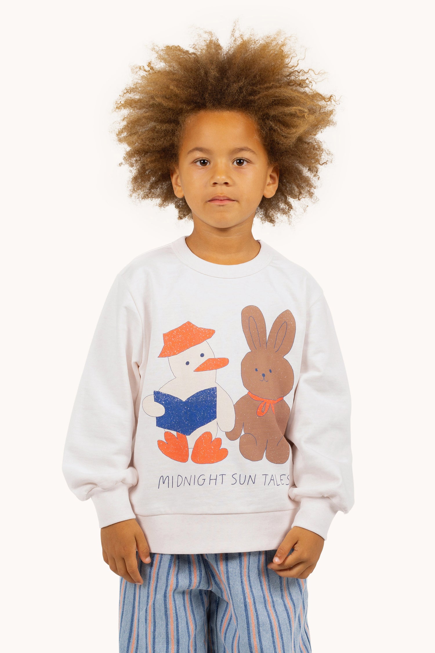 Readers Graphic Sweatshirt Cream Heather