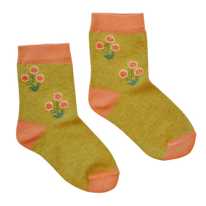 Short Socks Flower