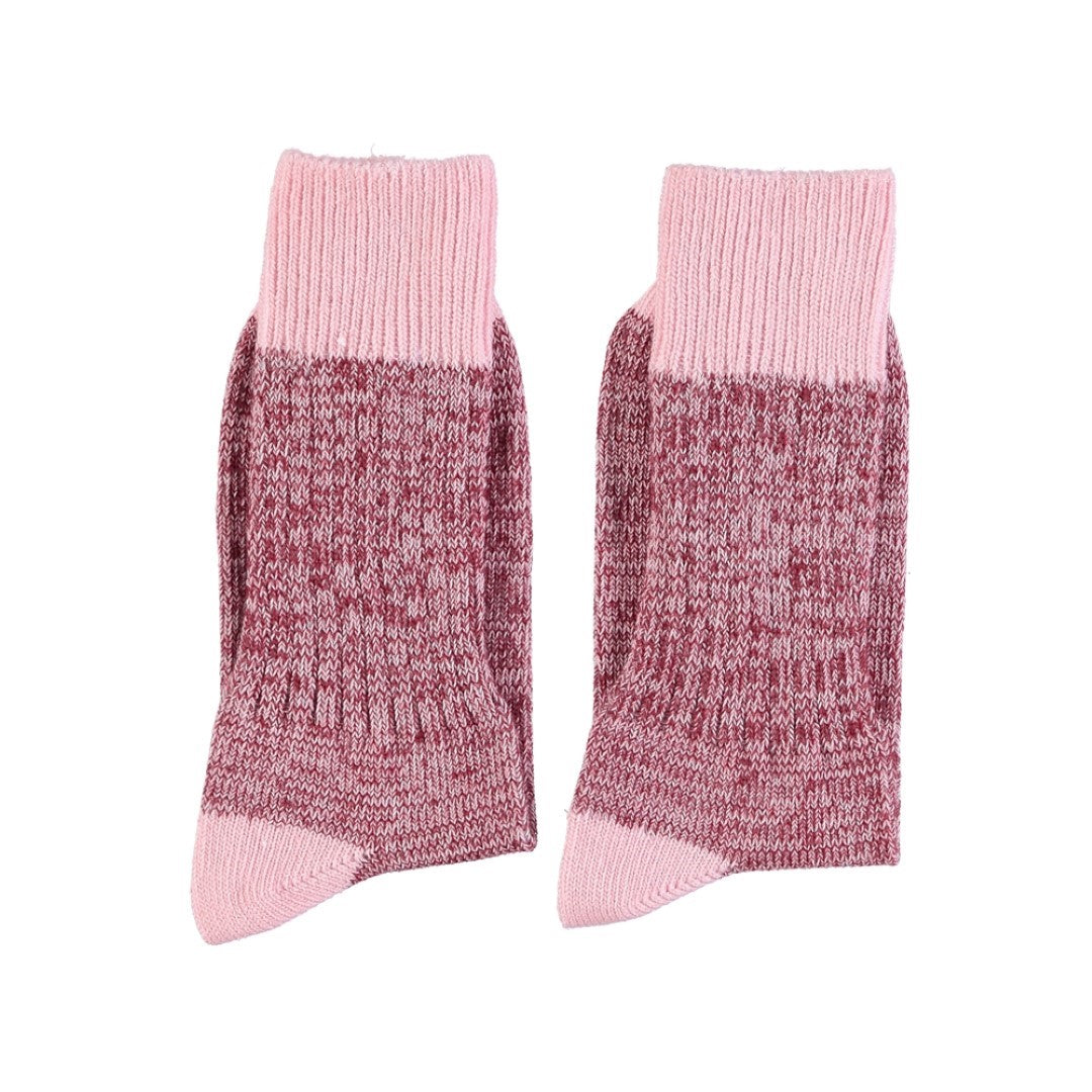 Short Socks Raspberry And Pink