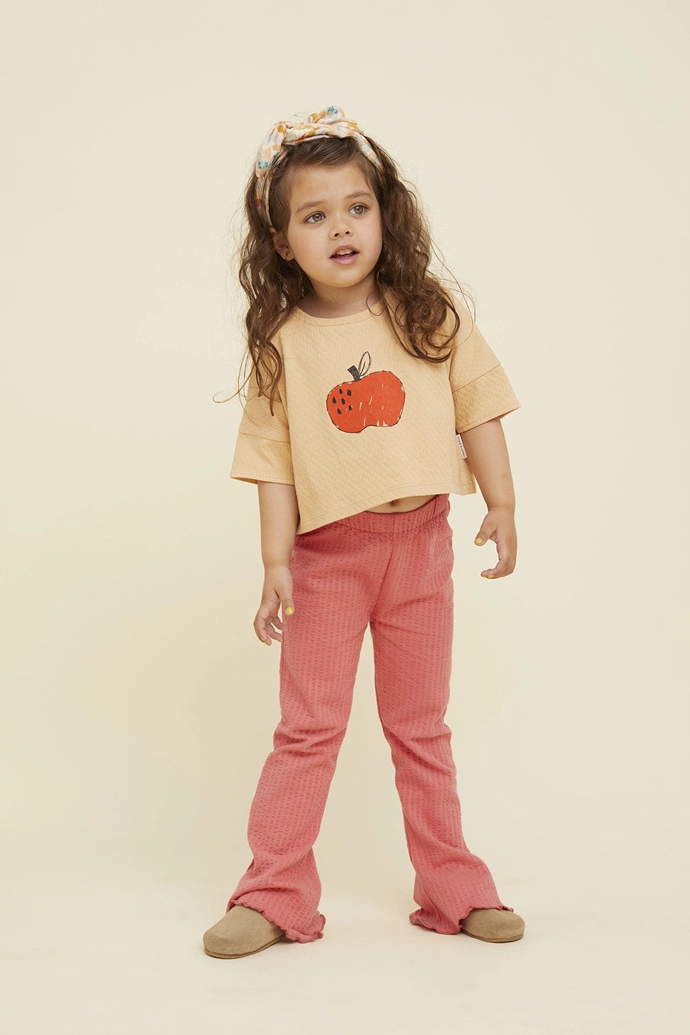 Cropped T-shirt Apple