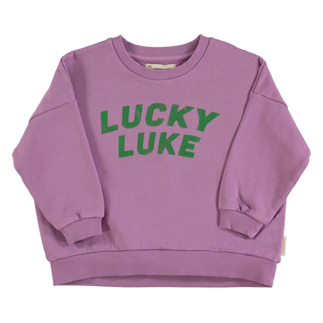 Sweatshirt Mauve Lucky Luke Print