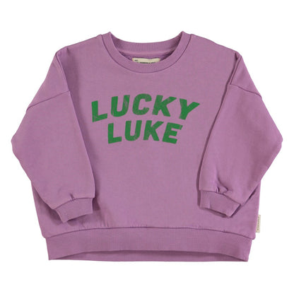 Sweatshirt Mauve Lucky Luke Print