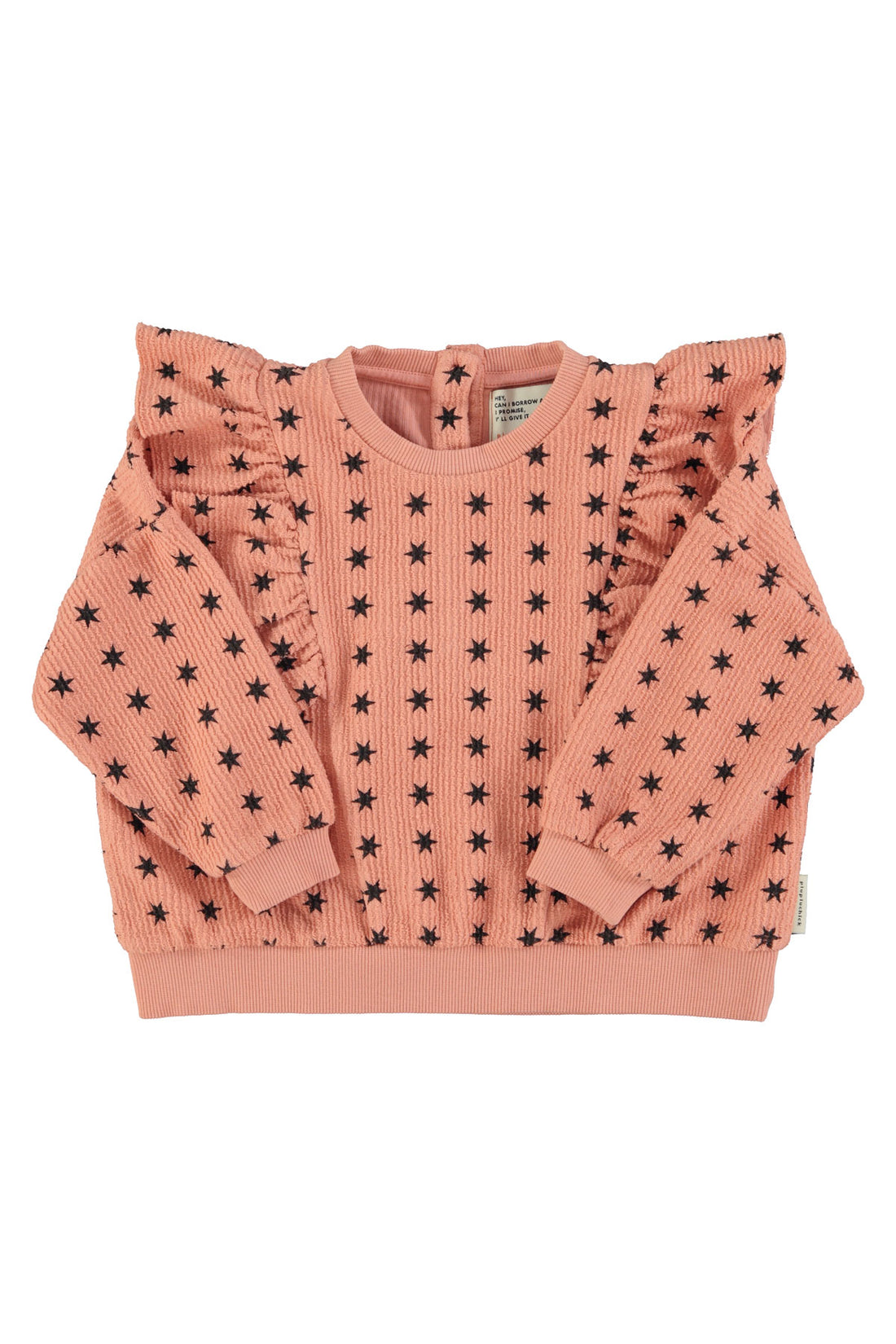 Sweatshirt Pink With Black Stars
