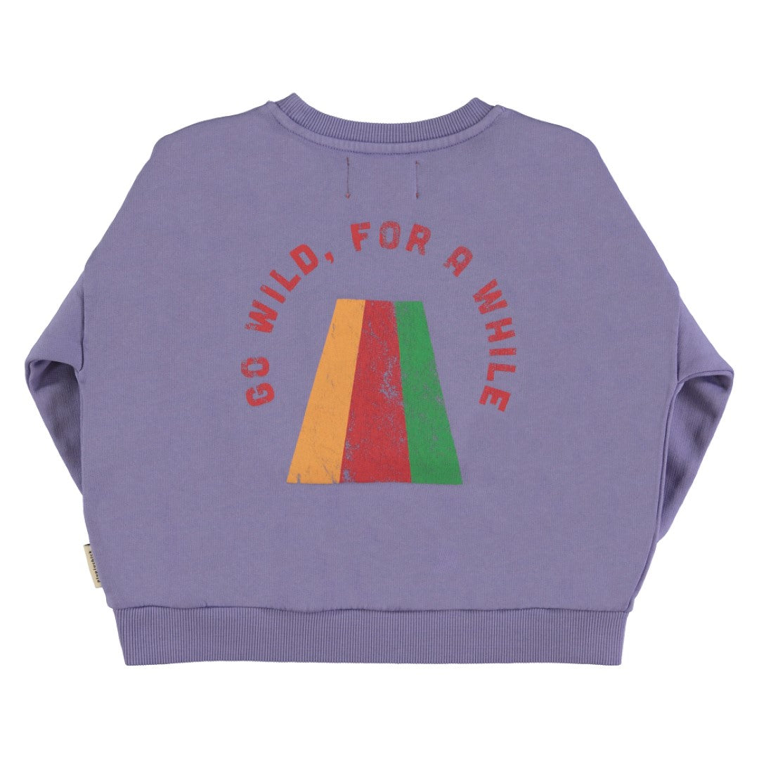 Sweatshirt Purple Wanted &amp; Wild Print