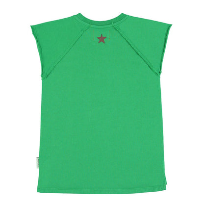 T-shirt Dress Green With Hottest Summer Print
