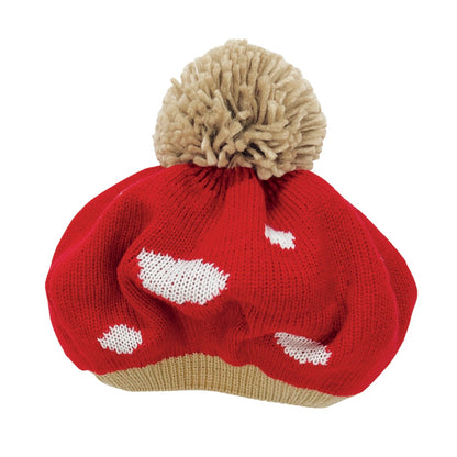 Toadstool Knitted Beret