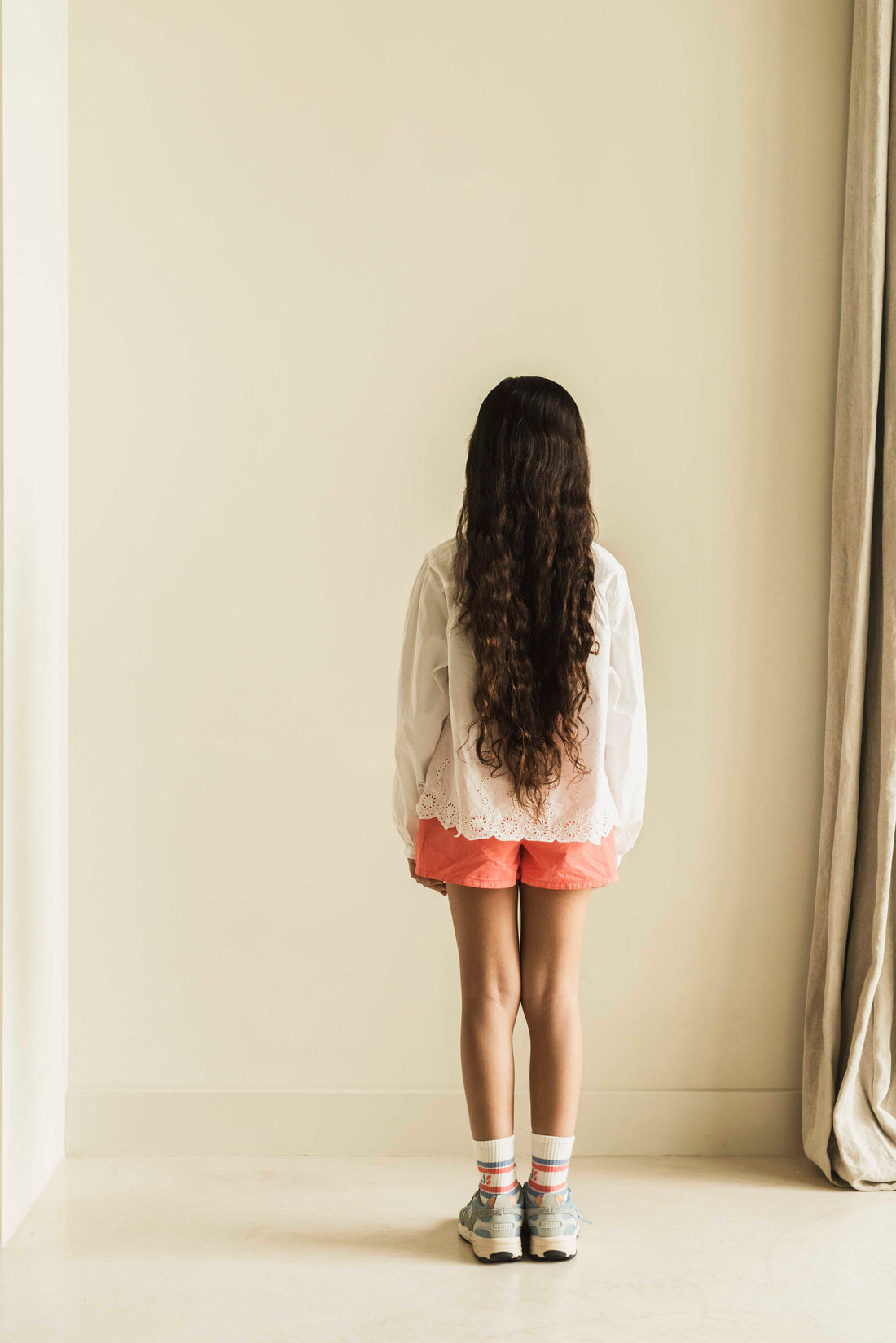 Lou Shorts Coral Orange