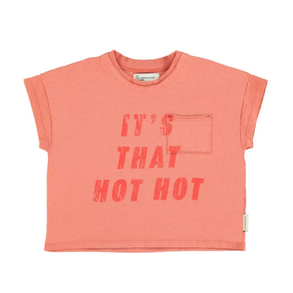 T-shirt Terracotta Hot Hot Print