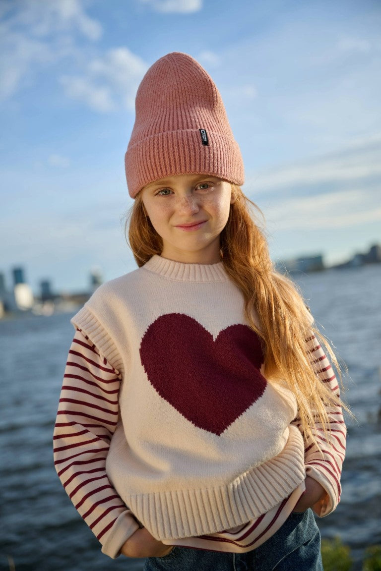 Sweater Knit Chloe Pale Peach