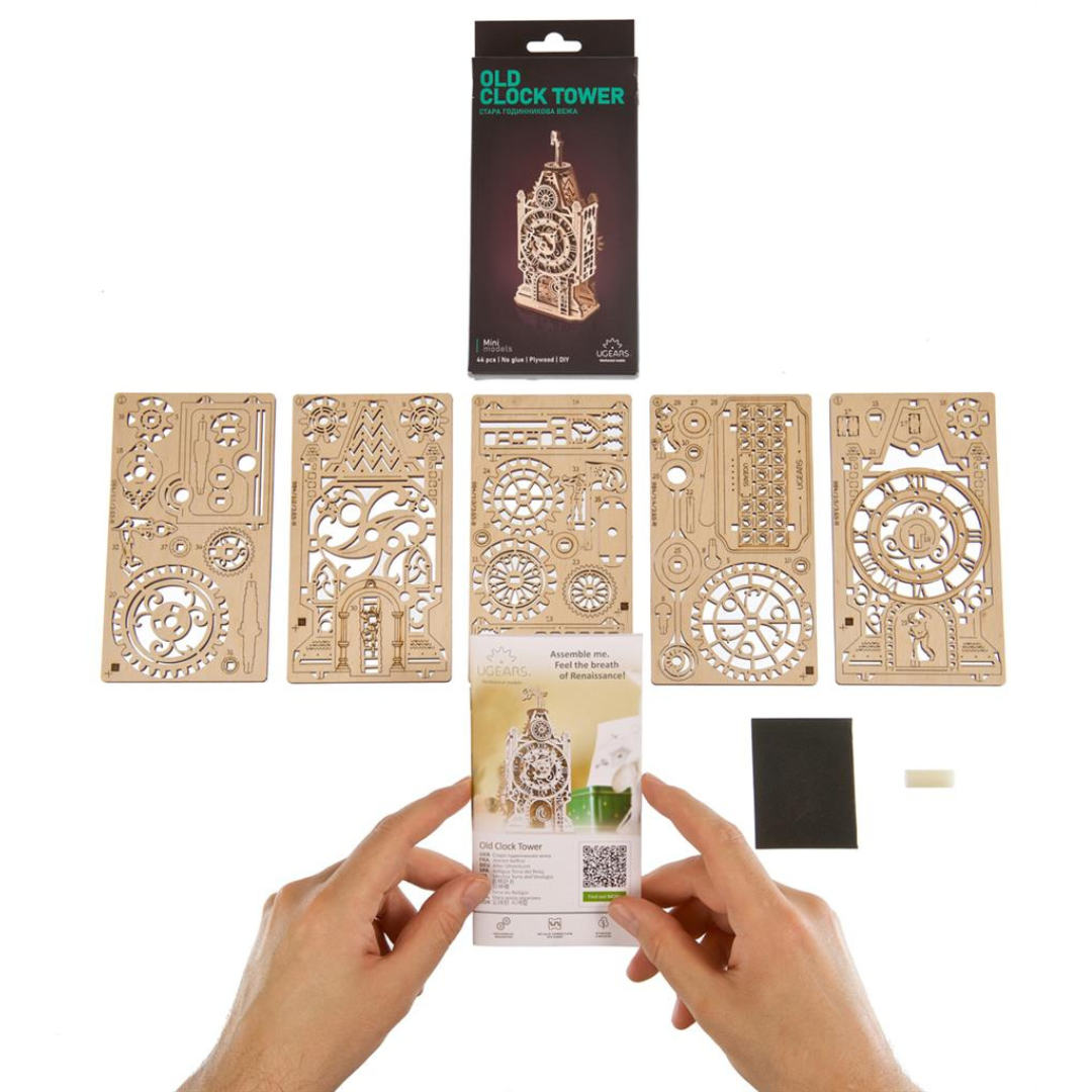 3D Puzzel Oude Torenklok