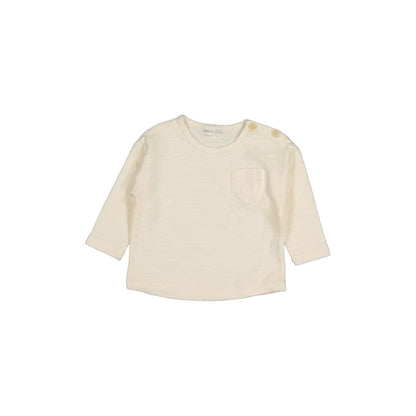 Dahlia Slub Cotton T-shirt Ecru