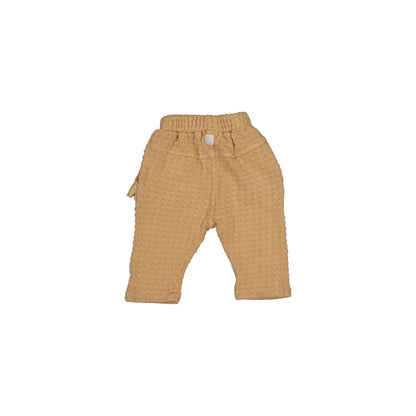 Carrot Cotton Jackard Frilly Pants Sand