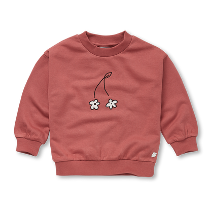 Sweatshirt Cherry Flower Mauve