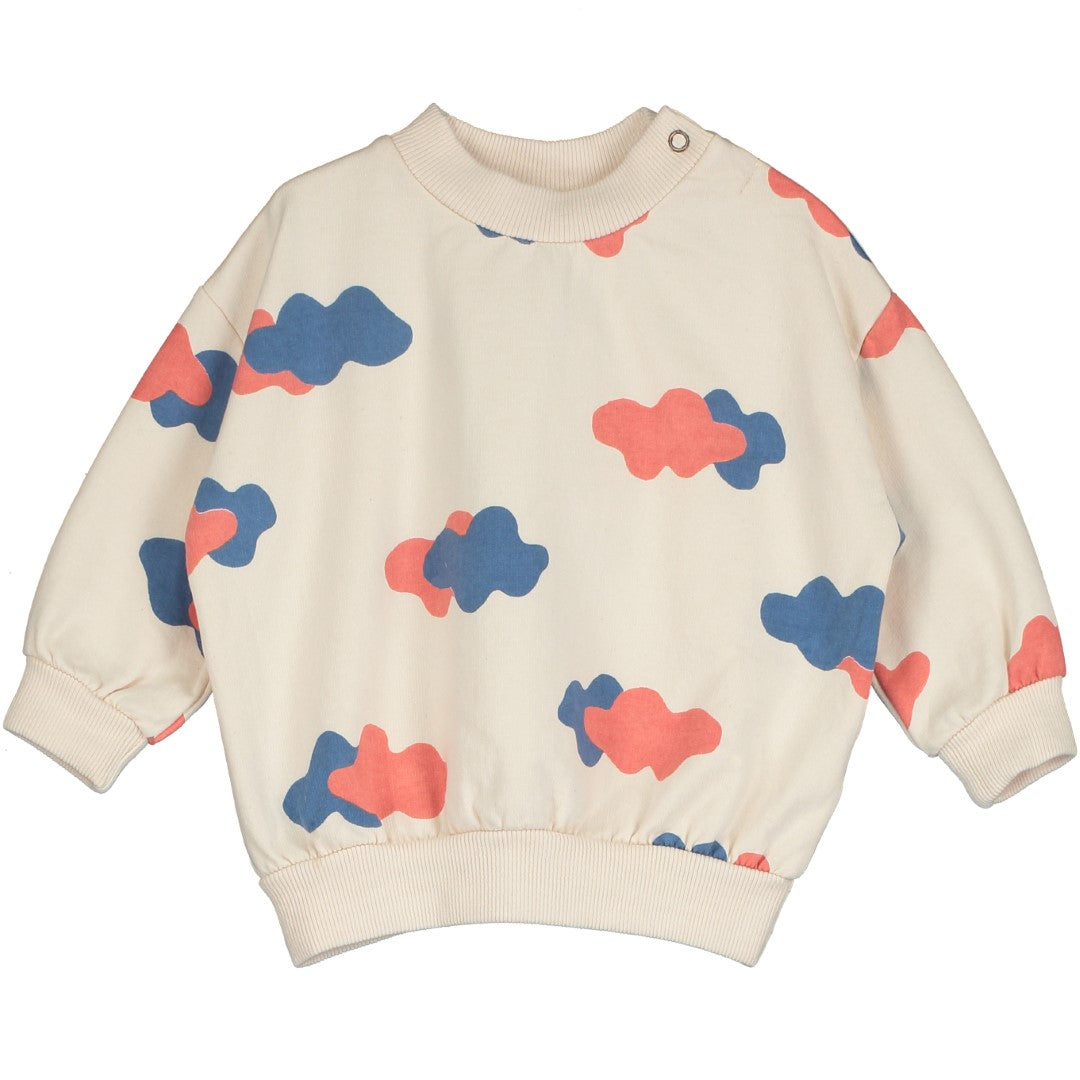 Baby Sweatshirt Little Clouds Cream