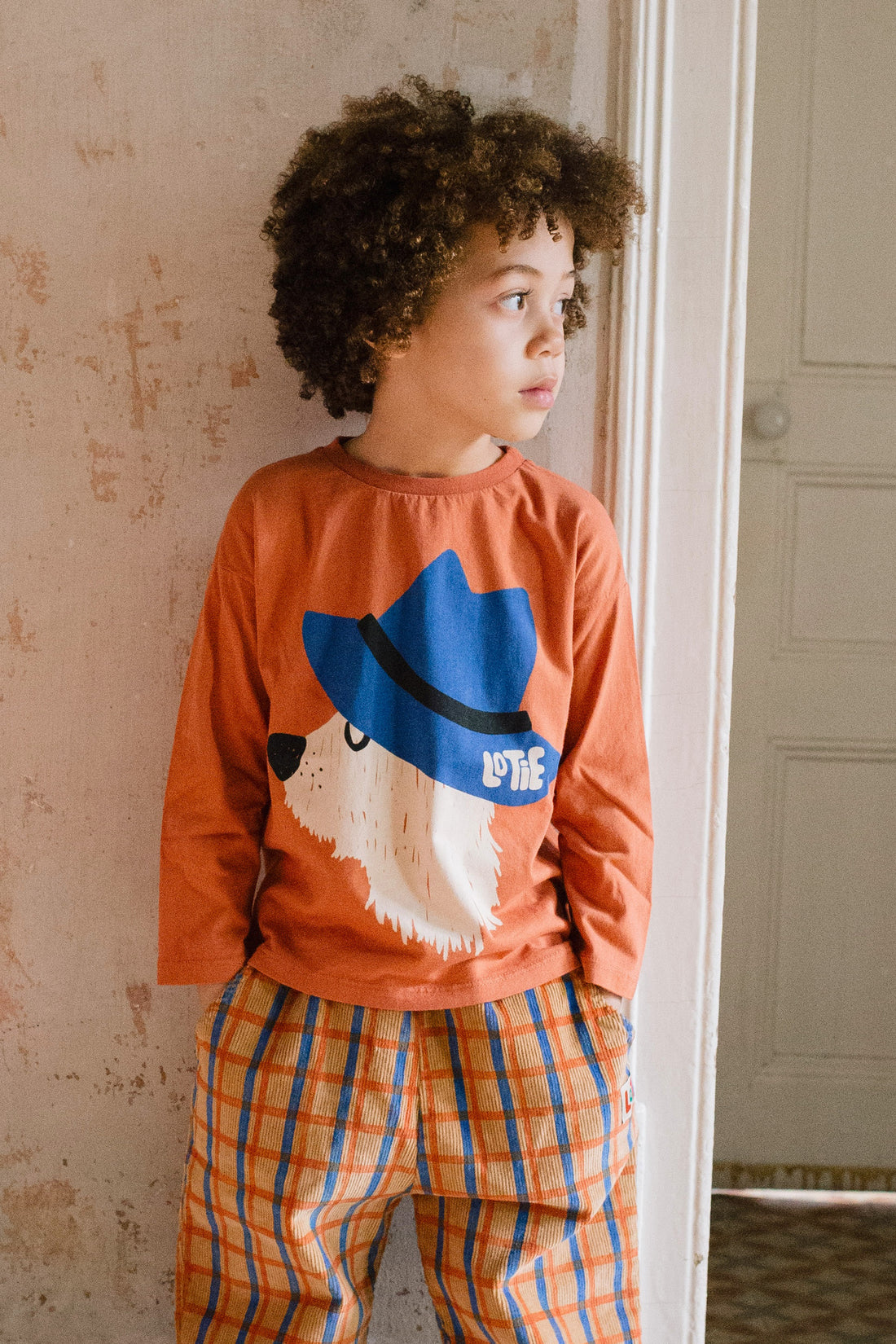 Long Sleeve T-shirt Yogui Cat Cream