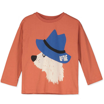 Long Sleeve T-shirt Yogui Cat Cream