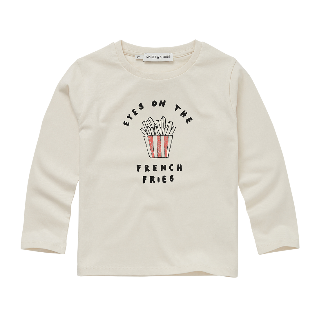 T-shirt French Fries Ivory