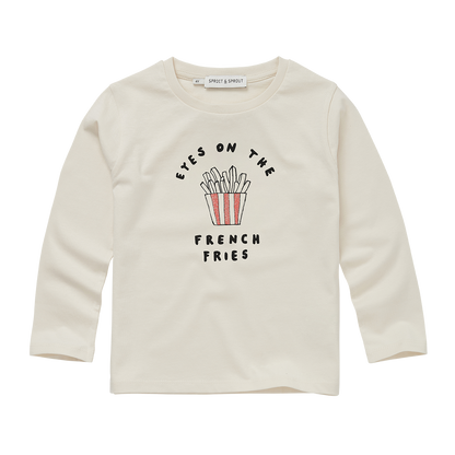 T-shirt French Fries Ivory