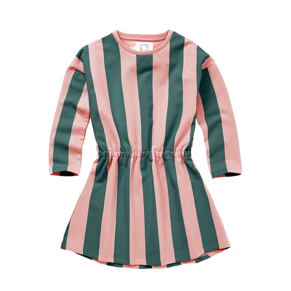 Dress Block Stripe Peach Parfait