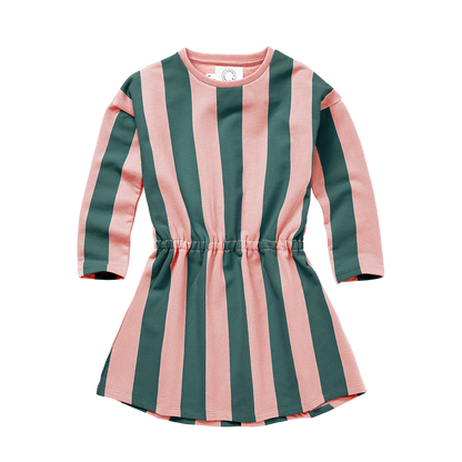 Dress Block Stripe Peach Parfait