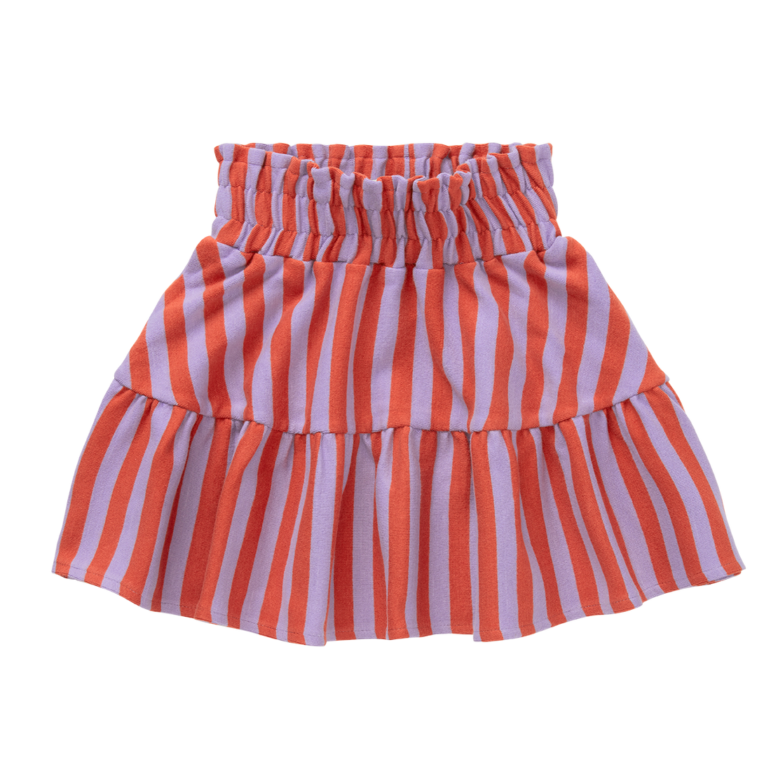 Smock Skirt Stripe Lavender