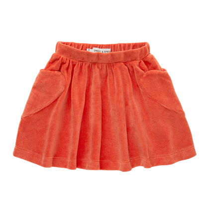 Skirt Heart Pockets  Grenadine
