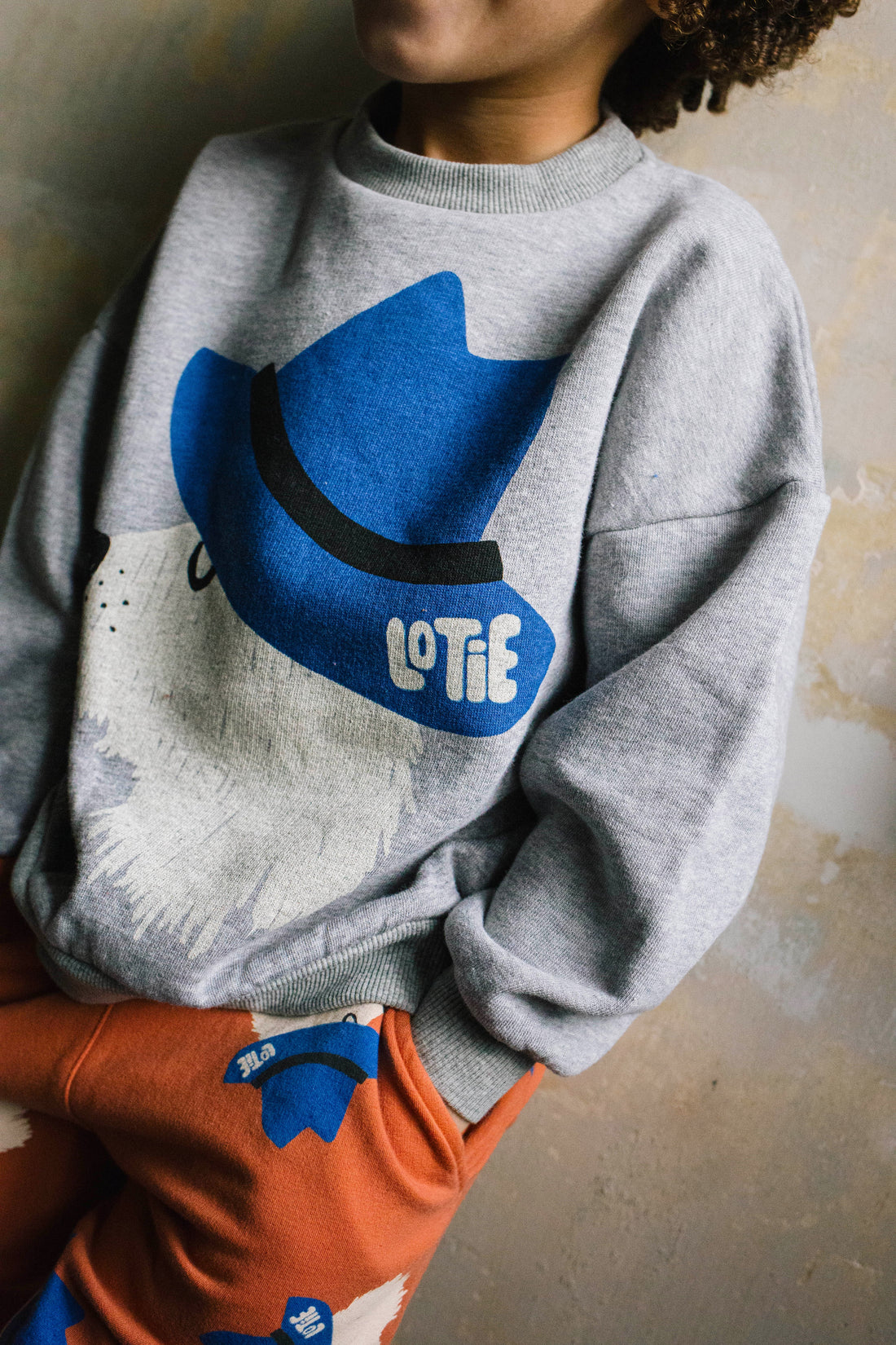 Sweatshirt Chill Dog Grey Melange