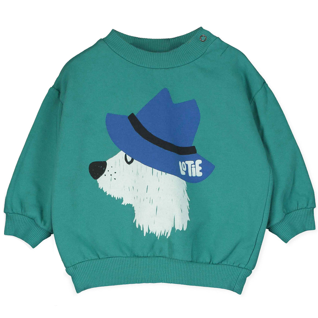 Baby Sweatshirt Chill Dog Green