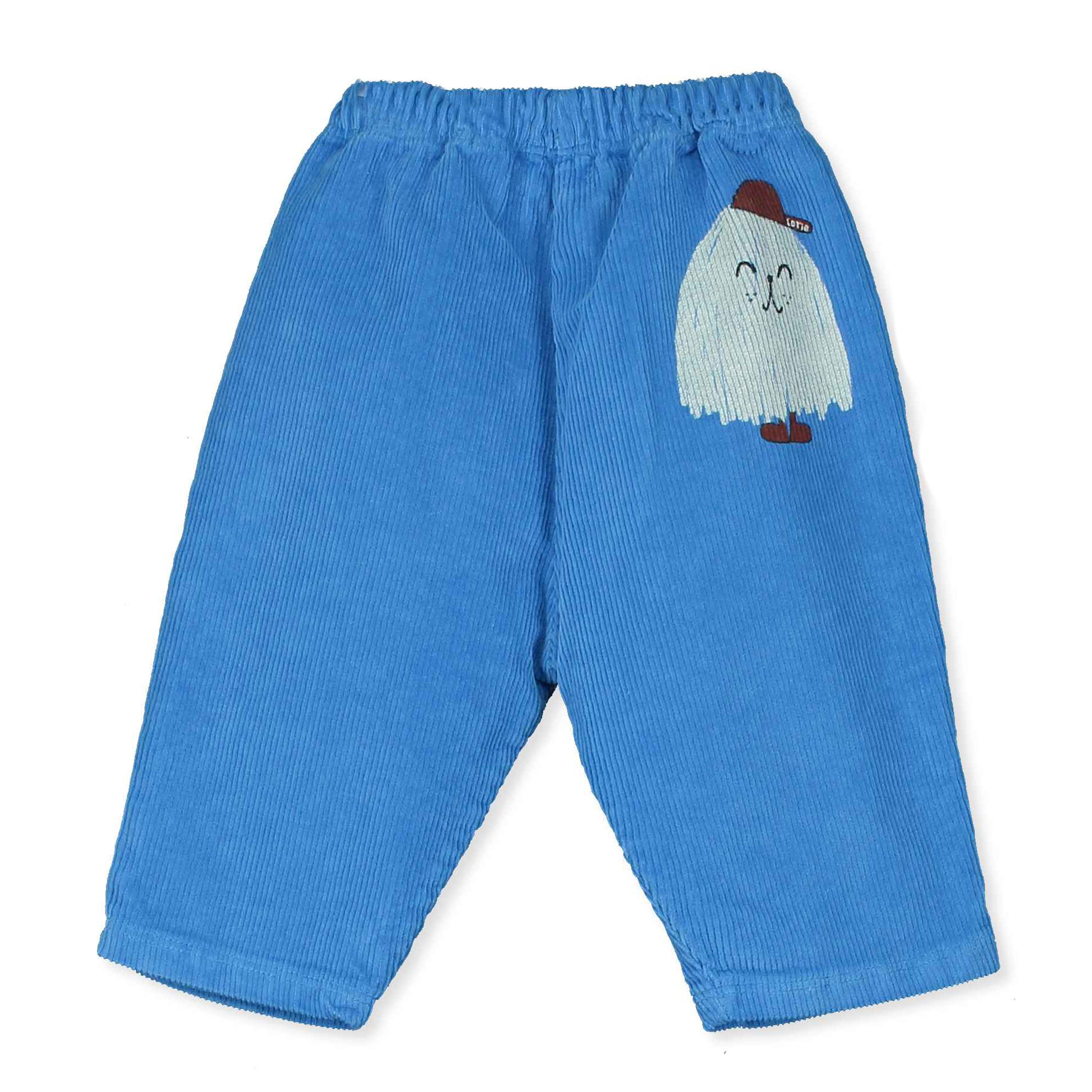 Baby Good Monster Cobalt Blue Wide Corduroy Pants