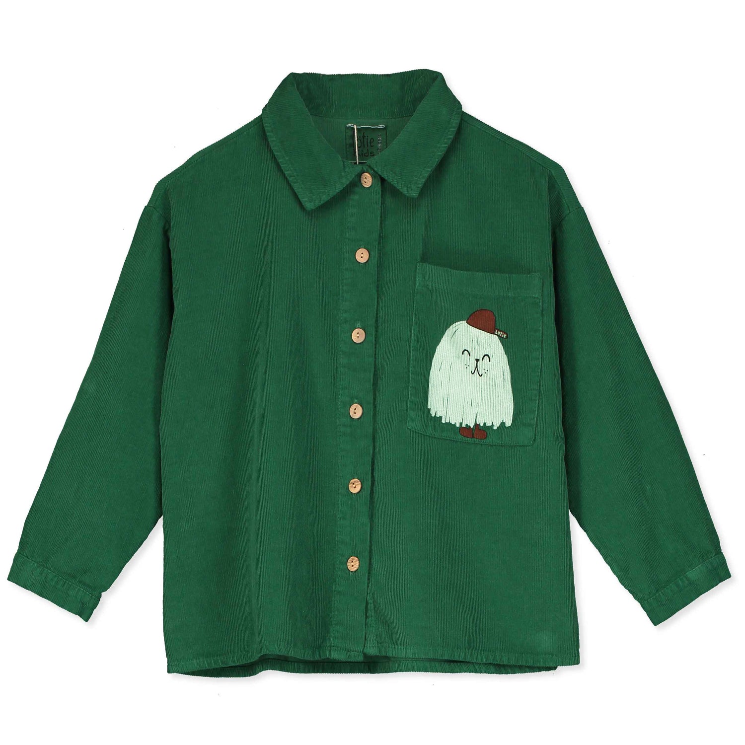 Good Monster Corduroy Green Shirt