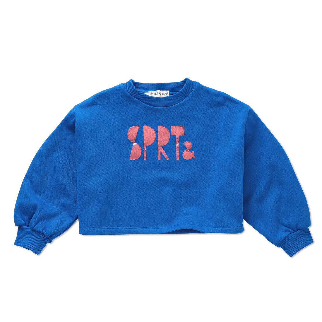 Boxy Sweatshirt Girls Logo Blueprint