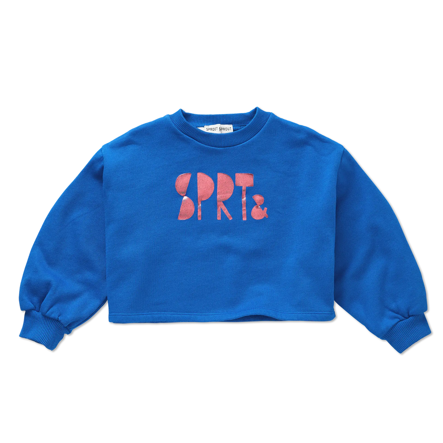 Boxy Sweatshirt Girls Logo Blueprint