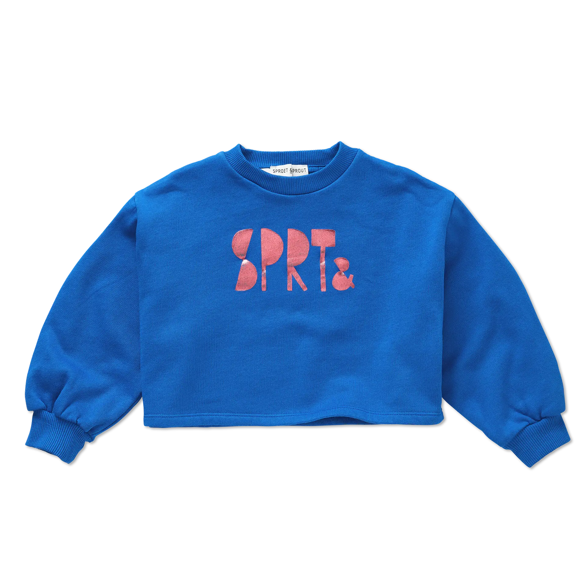 Boxy Sweatshirt Girls Logo Blueprint