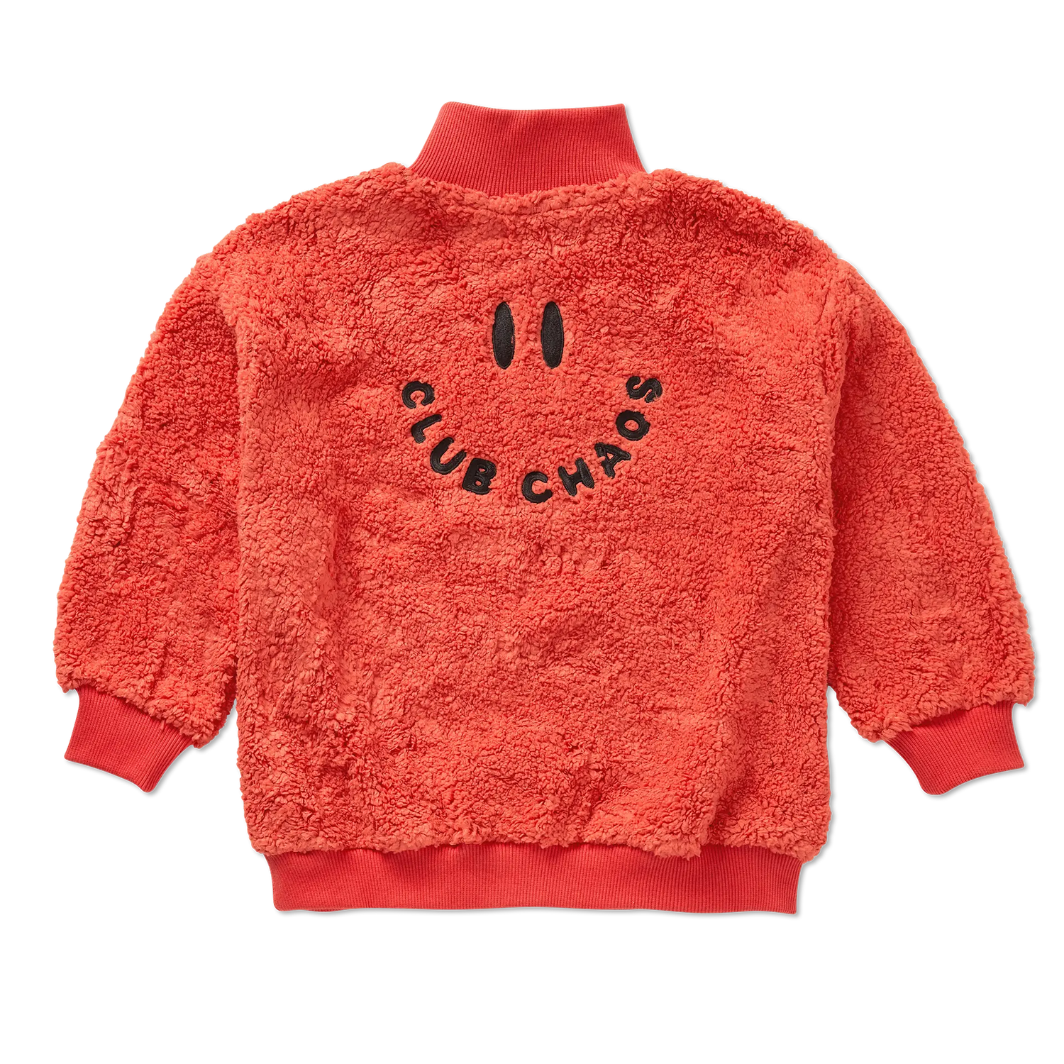 Sweatshirt Anorak Teddy  Vivid Red