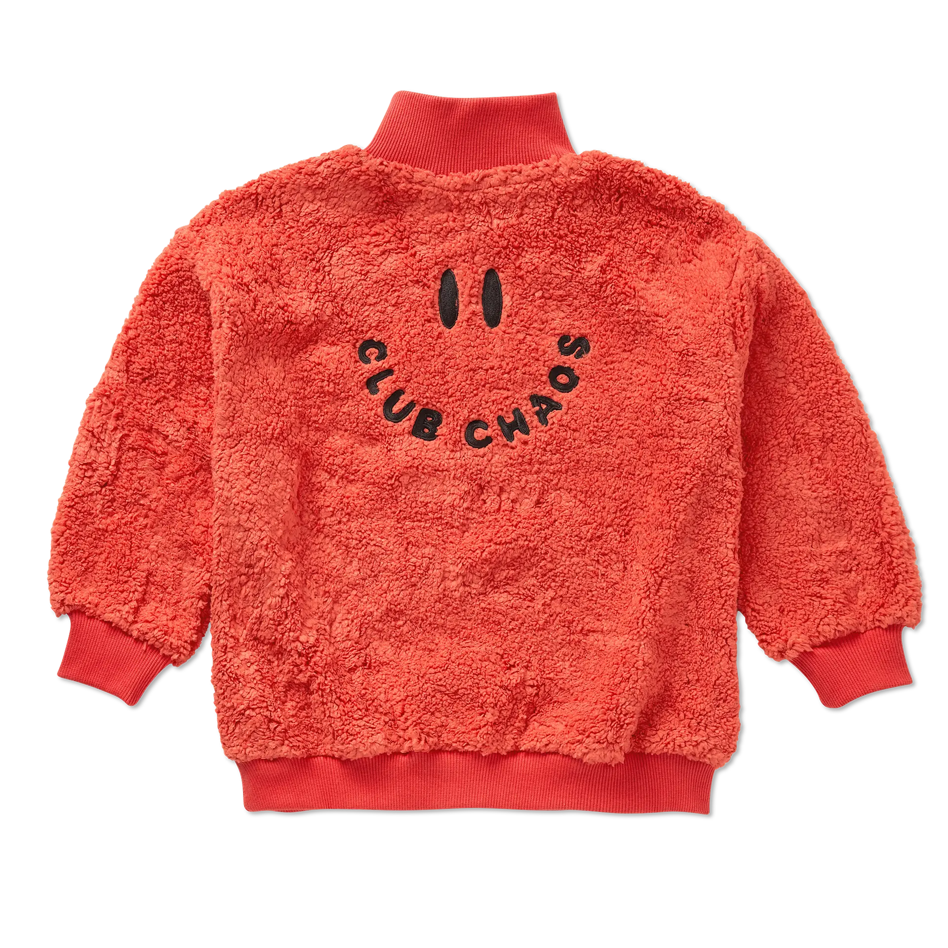 Sweatshirt Anorak Teddy  Vivid Red