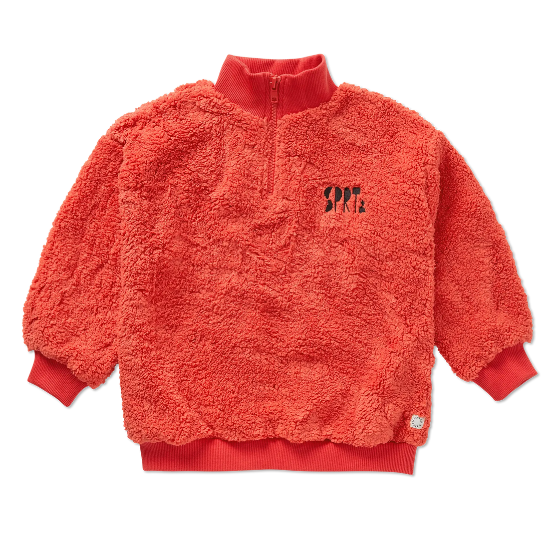 Sweatshirt Anorak Teddy  Vivid Red