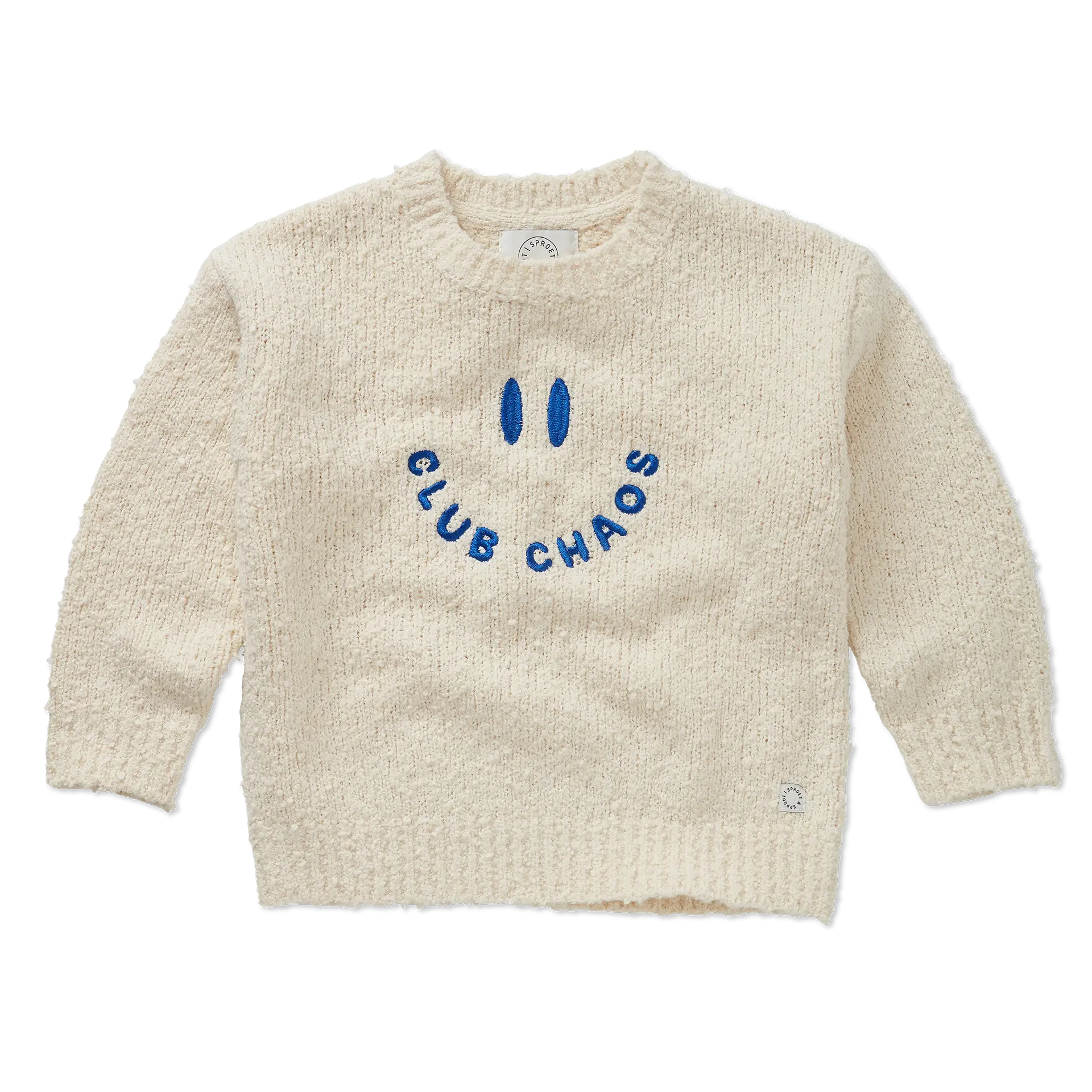 Sweater Boucle Club Chaos Ivory Melee