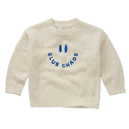 Sweater Boucle Club Chaos Ivory Melee