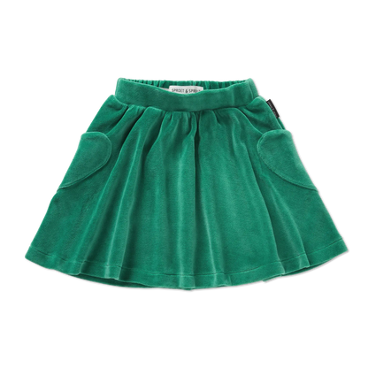 Skirt Big Pockets Deep Green
