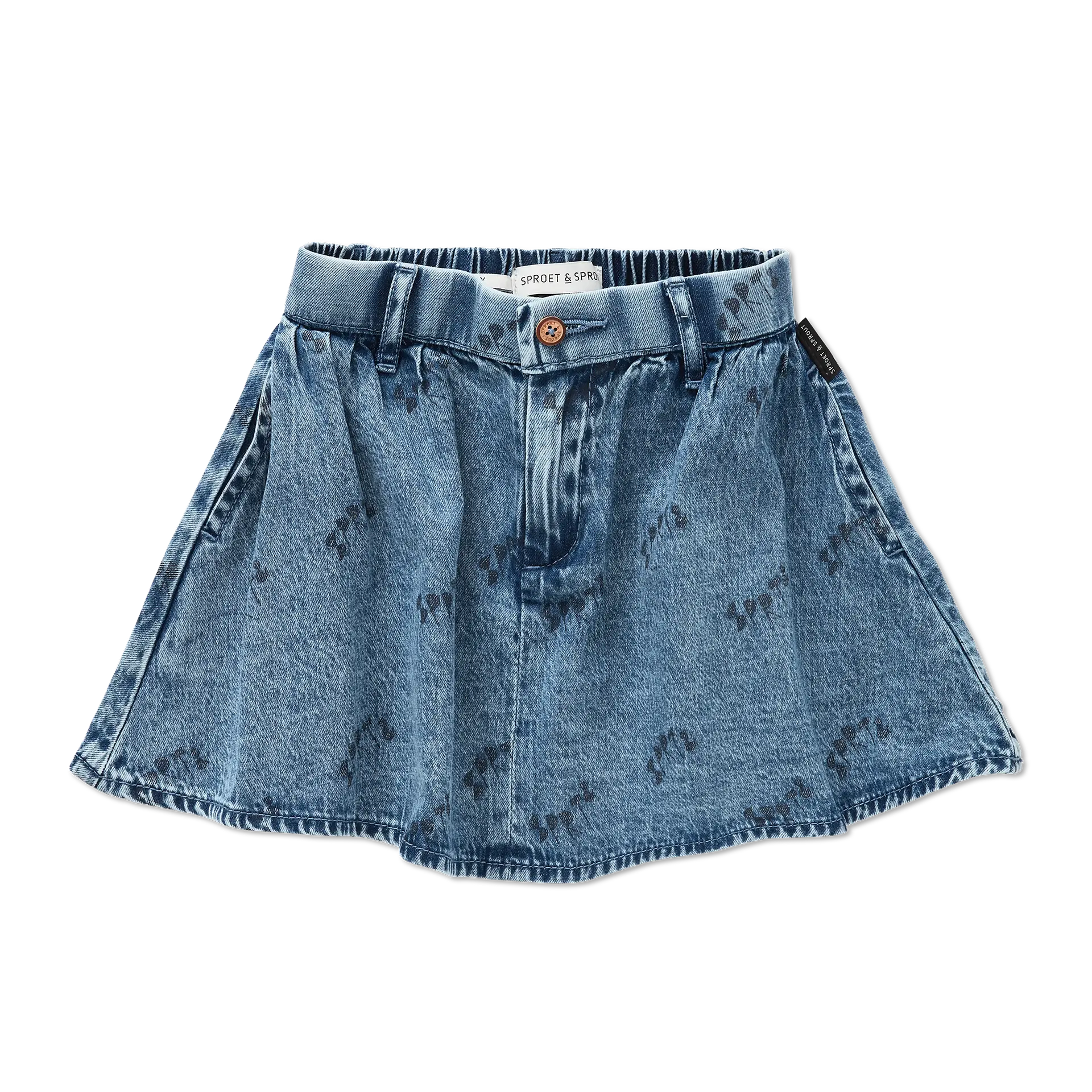 Blue Denim Skirt