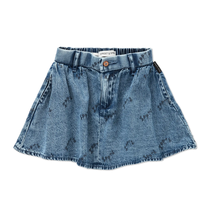 Blue Denim Skirt