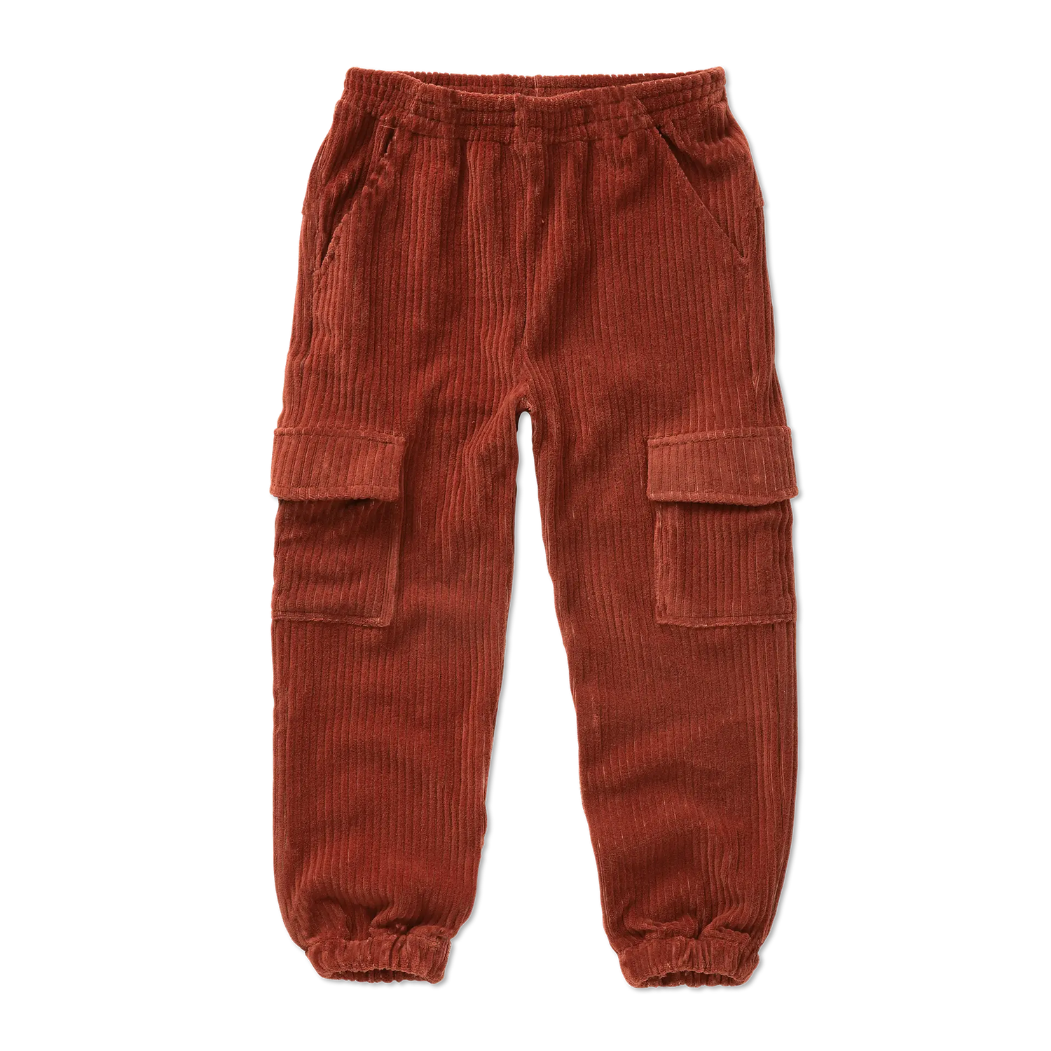Velvet Rib Cargo Pants Garnet
