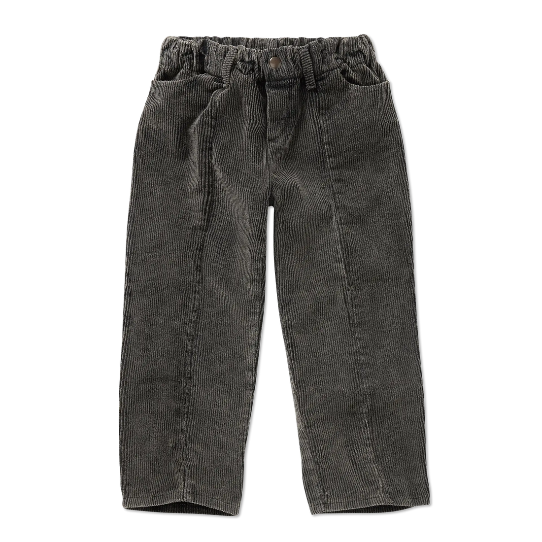 Corduroy Pants Black Washed